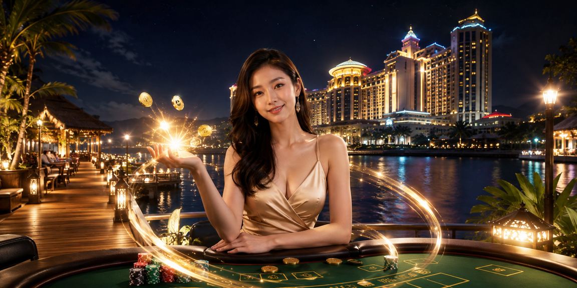 Permainan baccarat di g3010 dengan gaya kasino Genting Highlands